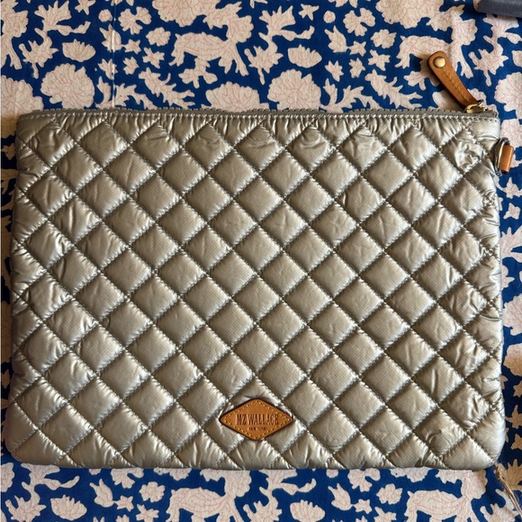 MZ Wallace Metallic Quilted Pouch - Picture 3 of 3